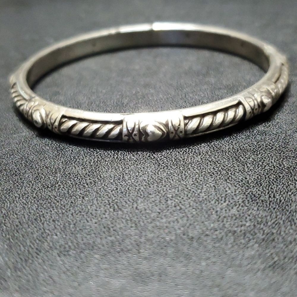 Brighton silver plated bracelet 7.75"